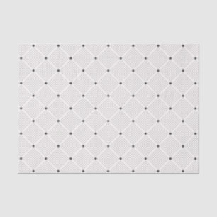 Papier Mousseline Petit motif de points blanc noir élégant