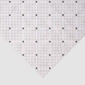 Papier Mousseline Petit motif de points blanc noir élégant (Détail)