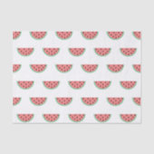 Papier Mousseline Petit motif mignon de pastèque (Recto)