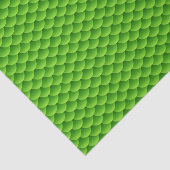 Papier Mousseline Petit motif vert d'échelle de poissons (Détail)