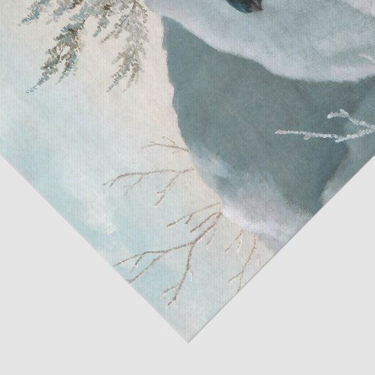 Papier Mousseline Petit oiseau mignon - Bullfinch, Art (Détail)