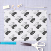 Papier Mousseline Petit ours Ours Silhouette Main (Artisanat)