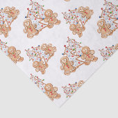 Papier Mousseline Petit pain d'épice, arbre de Noël de fille (Détail)