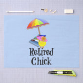 Papier Mousseline Petit retraité, oh si mignon (Artisanat)