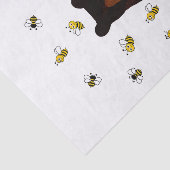 Papier Mousseline Petite abeille au miel (Détail)