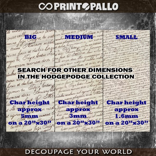 Papier Mousseline PETITE - Calligraphie arrière - plan