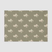 Papier Mousseline Petite chèvre drôle mignonne (Recto)