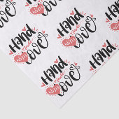 Papier Mousseline Petite entreprise Livraison artisanale avec amour (Détail)