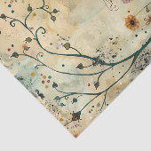 PAPIER MOUSSELINE PETITE FILLE DANS LA DÉCOUPAGE JARDIN (Détail)