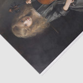 Papier Mousseline Petite fille Jouer Cello 1 découpage papier (Détail)