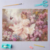 Papier Mousseline Petite fille victorienne (Artisanat)