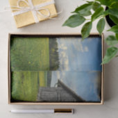 Papier Mousseline Petite grise et Brown dans un champ de fleurs (Cadeau)