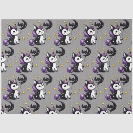 Papier Mousseline Petite Licorne (Recto)