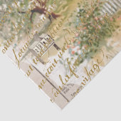 Papier Mousseline Petite Maison de Plage - Découpage de script franç (Détail)