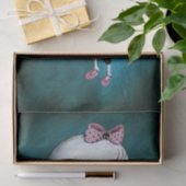 Papier Mousseline Petite Mlle Death - beauté de Halloween (Cadeau)