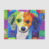 Papier Mousseline Petite surface Beagle comme design (Recto)