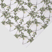 Papier Mousseline Petites mauvaises herbes du jardin Feuille Circle  (Détail)