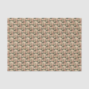 Papier Mousseline Petites roses roses roses