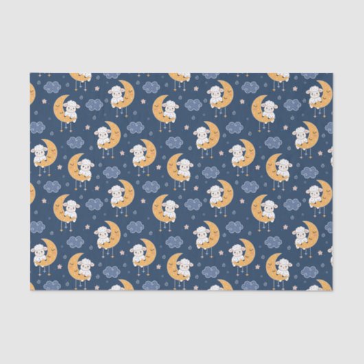 Papier Mousseline Petits agneaux (Recto)