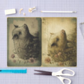 Papier Mousseline Petits Chiens Sale (Artisanat)