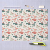Papier Mousseline Petits Dinosaures (Artisanat)