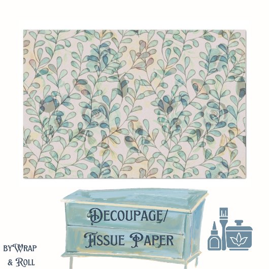 Papier Mousseline Petits Feuilles