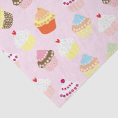 Papier Mousseline Petits gâteaux sur le rose (Détail)
