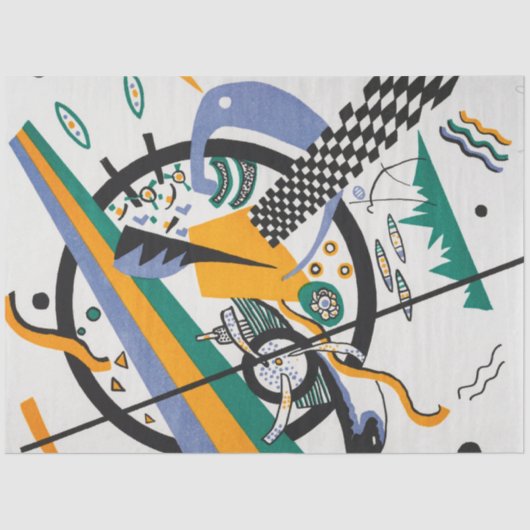 Papier Mousseline Petits Mondes IV, Abstraits, Wassily Kandinsky (Recto)