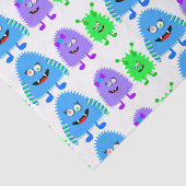 Papier Mousseline Petits monstres mignons (Détail)