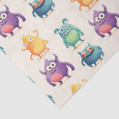 Papier Mousseline Petits monstres mignons Enfants (Détail)