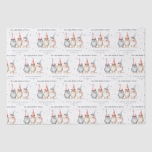 Papier Mousseline Petits Oiseaux De Soirée N'Importe Quel Anniversai