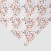 Papier Mousseline Petits ours pour filles (Détail)