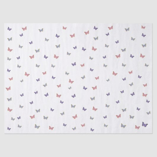 Papier Mousseline petits papillons (Recto)