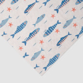 Papier Mousseline Petits poissons (Détail)