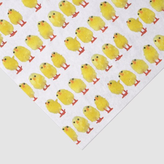 Papier Mousseline Petits poulets (Détail)