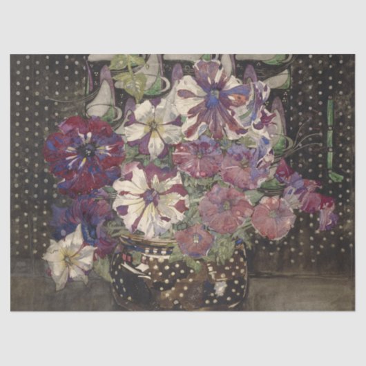 Papier Mousseline Petunias par Charles Mackintosh (Recto)