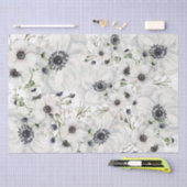 Papier Mousseline Phantasy gris de colombe (Artisanat)
