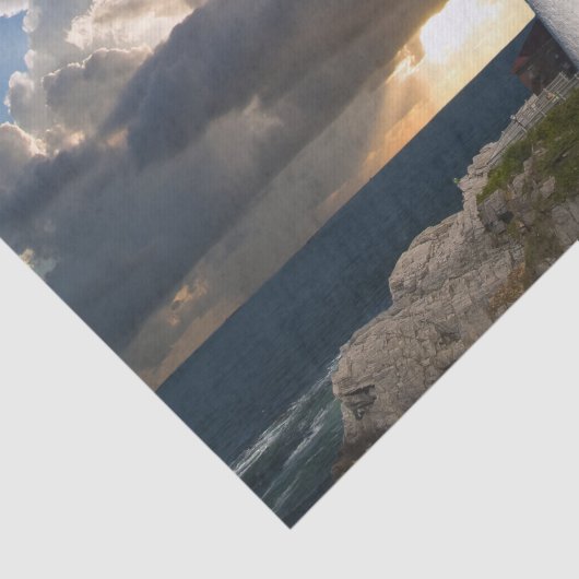 Papier Mousseline Phare dans une tempête (Détail)