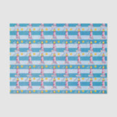 Papier Mousseline Phare d'aquarelle rouge (Recto)