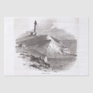 Papier Mousseline Phare de Montauk Point Hamptons Long Island NY