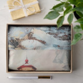 Papier Mousseline Phare de Noël (Cadeau)