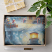 Papier Mousseline Phare de Noël - Découpage nautique (Cadeau)