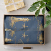 Papier Mousseline Phare fantaisiste (Cadeau)