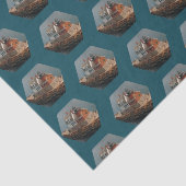 Papier Mousseline Phare Rockland Breakwater Maine (Détail)