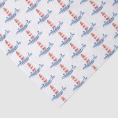 Papier Mousseline Phare Sur L'Eau (Détail)