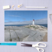 Papier Mousseline Phare sur papier tissu Peggy's Cove (Artisanat)