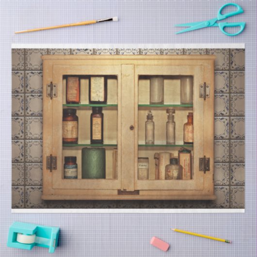 Papier Mousseline Pharmacie - Dans le cabinet médical (Artisanat)