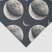 Papier Mousseline Phase Lunaire Céleste (1) (Détail)