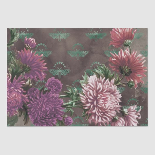 Papier Mousseline Phases de la lune mystique (Recto)