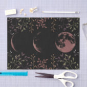 Papier Mousseline Phases de lune foncée (Artisanat)